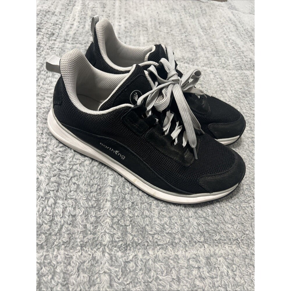 Earthing Sneakers athletic black Sz 9 Grounding